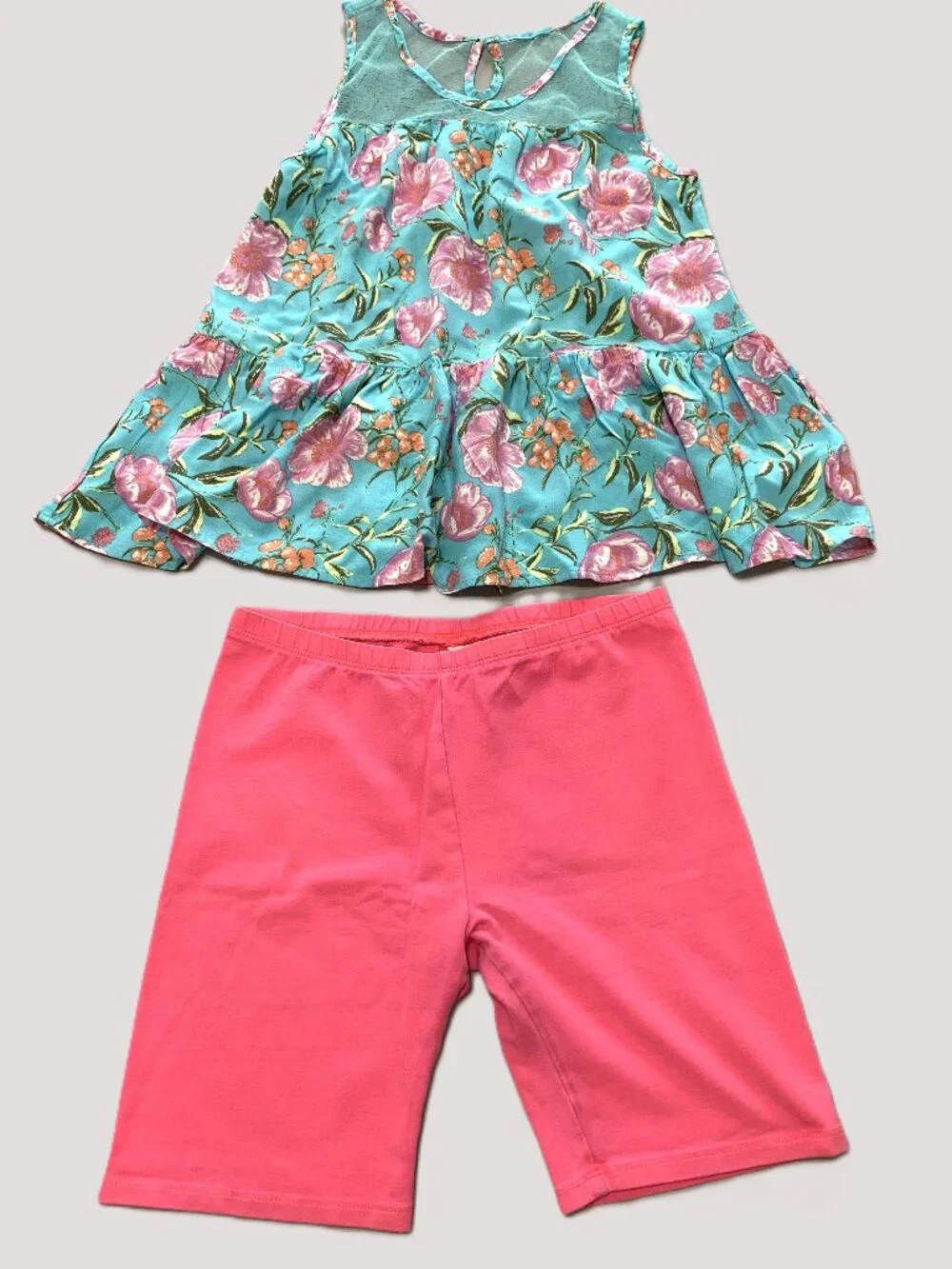 4 Piece Kids Shorts T-shirt Set Justice/Oshkosh/Children's Place Size 10/12